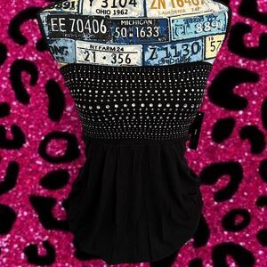 VINTAGE Y2K BCBG Embellished Tube Top Clubbing Dress